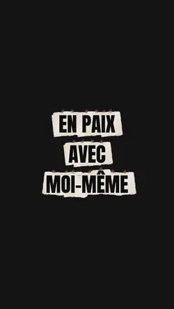 En paix avec moi