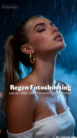 Regen Fotoshooting