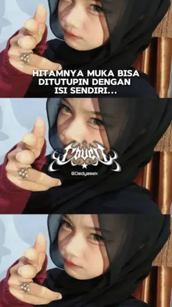 Hitamnya muka bisa