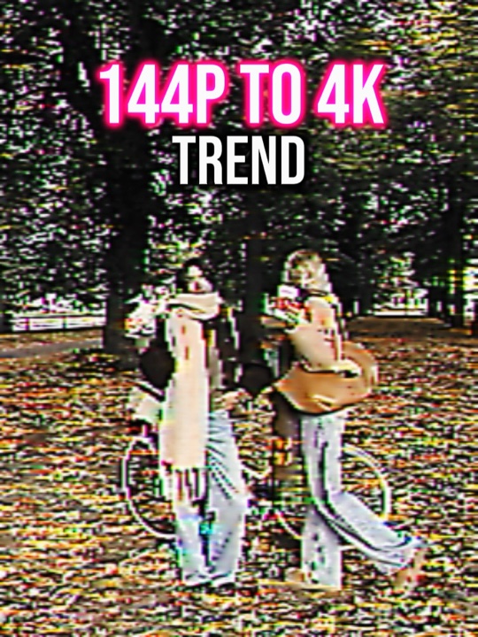 144p To 4k Trend