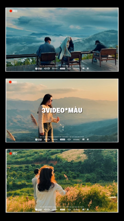 Vlog de voyage * màu