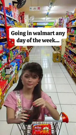 going in walmart