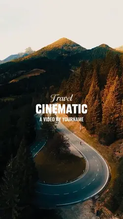 Travel cinematic