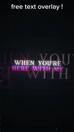 free text overlay~