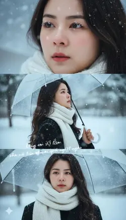 Trend tạo ảnh tuyết