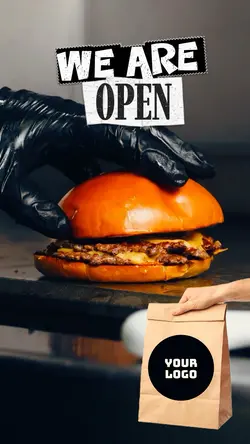 We are open 