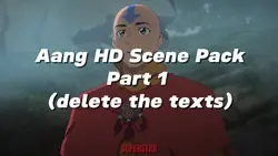 HD Aang Scene Pack