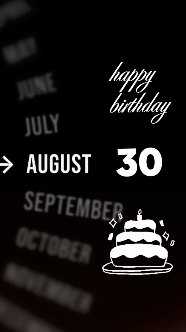 HBD 30 Agustus