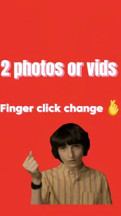 Finger click change🫰