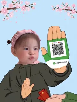 Mã QR nhận lì xì 
