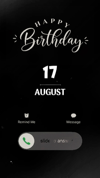 17 AUGUST BIRTHDAY 