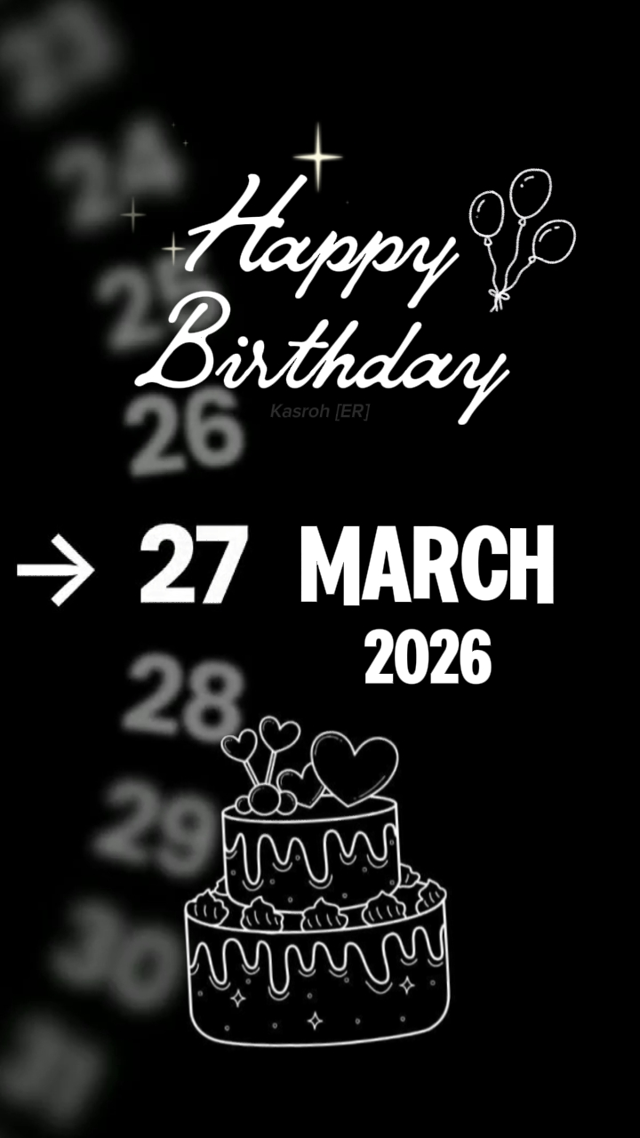 CUMPLEAÑOS 27 DE MARZO