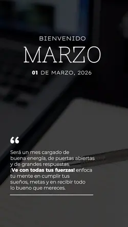 Bienvenido Marzo