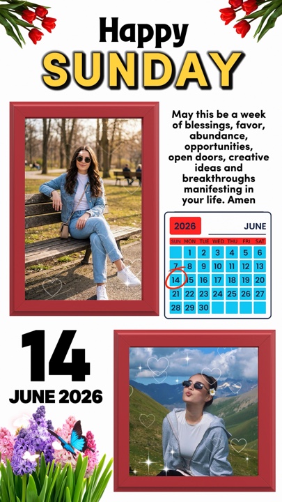 SUNDAY 14 june 2026