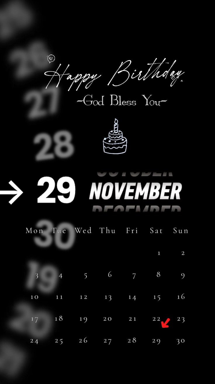 HBD 29 NOVEMBER