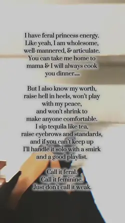 Feral Princess Vibes