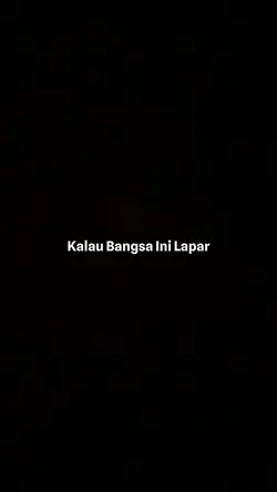 Bangsa ini lapar