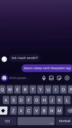 kok masih sendiri? 