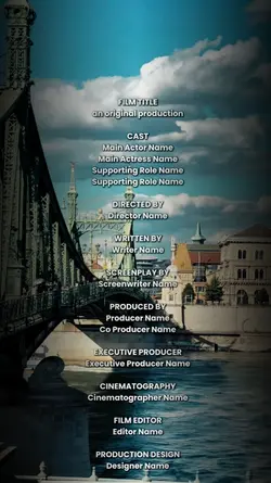 outro credits film