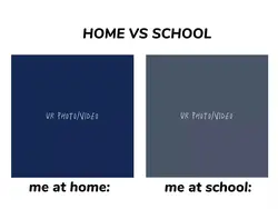 HOME VS SCHOOL 