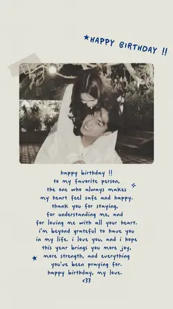 happy birthdy mylove