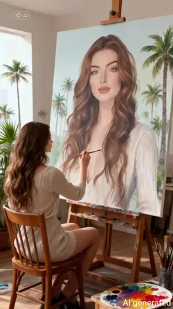 Ai Painting Myself 