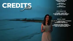 the end credits film