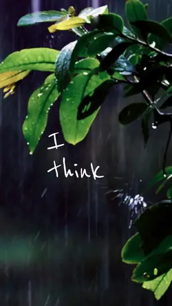 I like when it rains