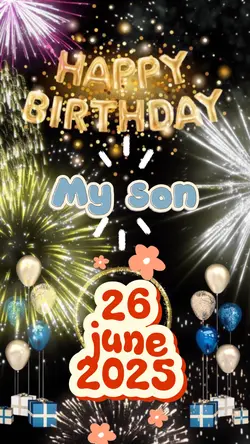 Birthday my son 26