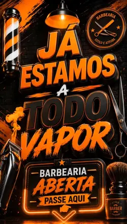barbearia aberta 