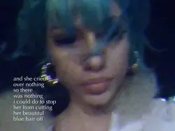 blue hair 