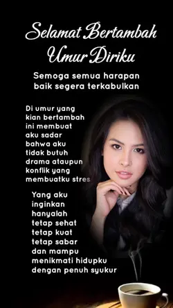 Selamat nambah umur