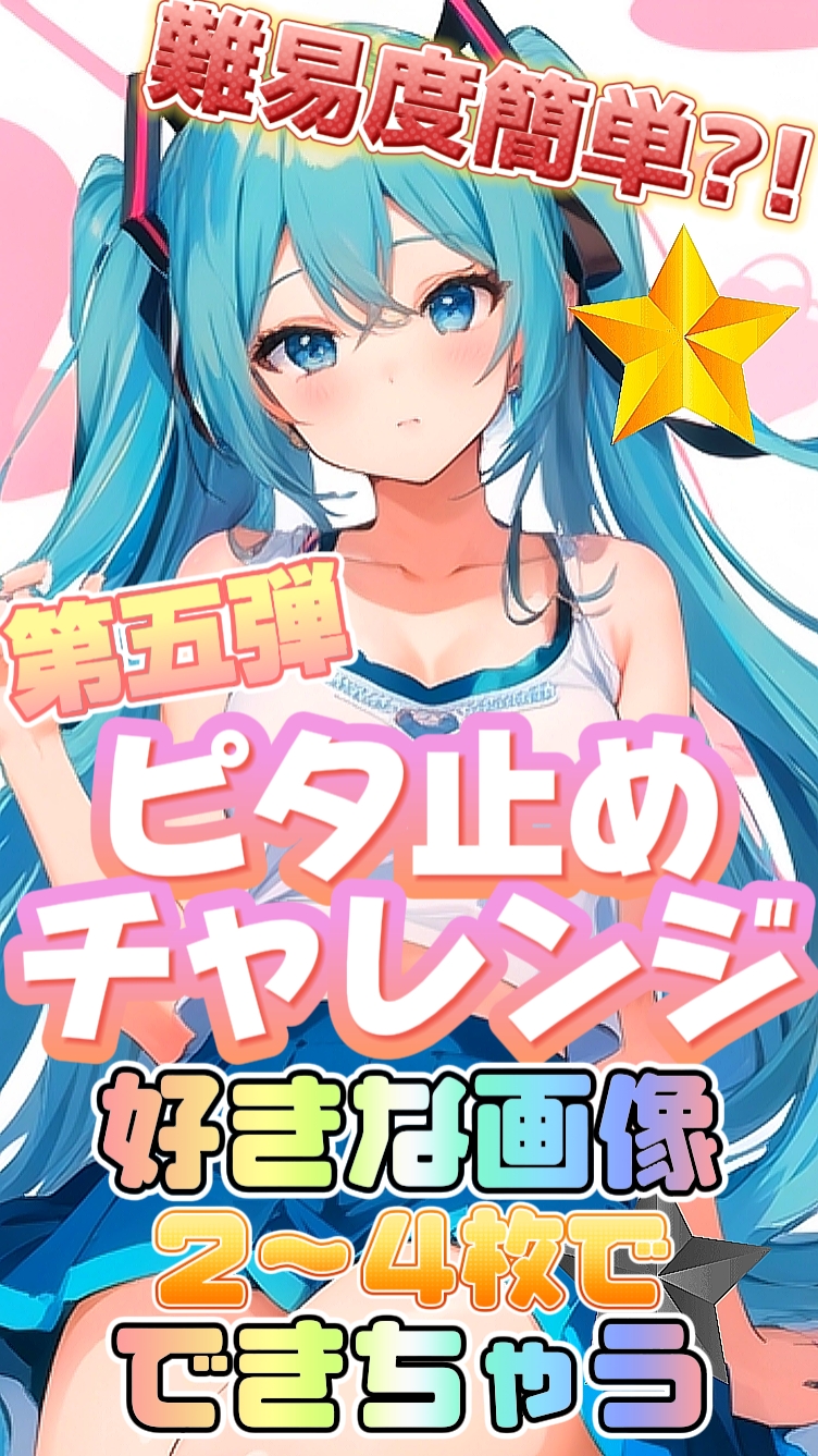 ピタ止めチャレンジvol.5