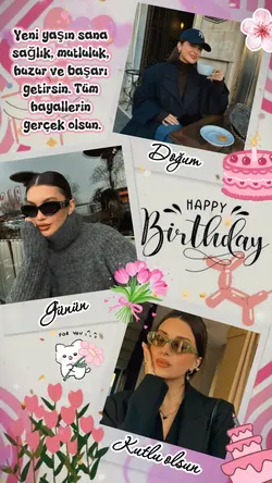 Doğum günü şablonu
