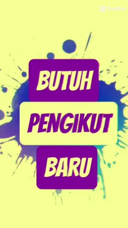 Butuh Pengikut Baru
