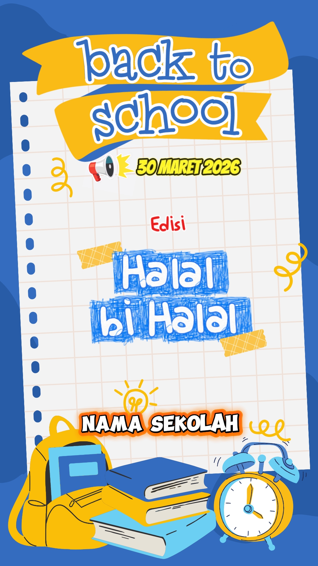 Lebaran di Sekolah