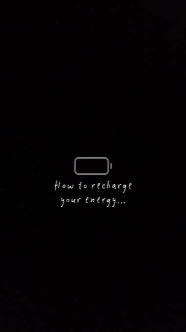recharge your energy