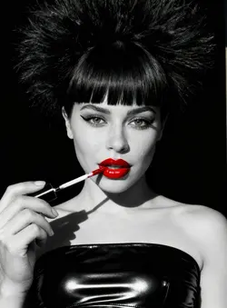 Red lip