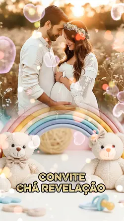 Convite Chá revelaçã