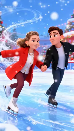 pixar ice skating