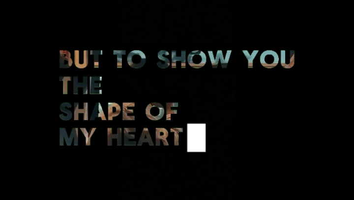 Shape of my heart 
