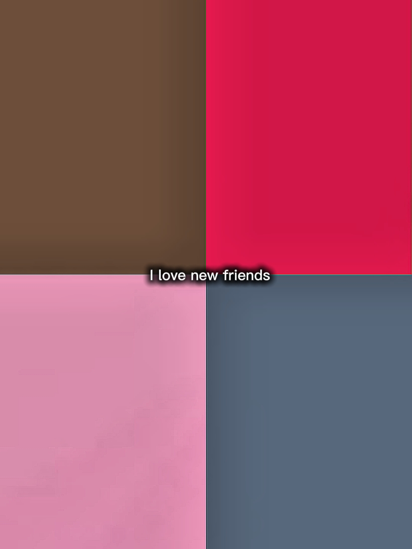 Amo a nuevos amigos 