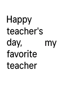 happy teacher's day 