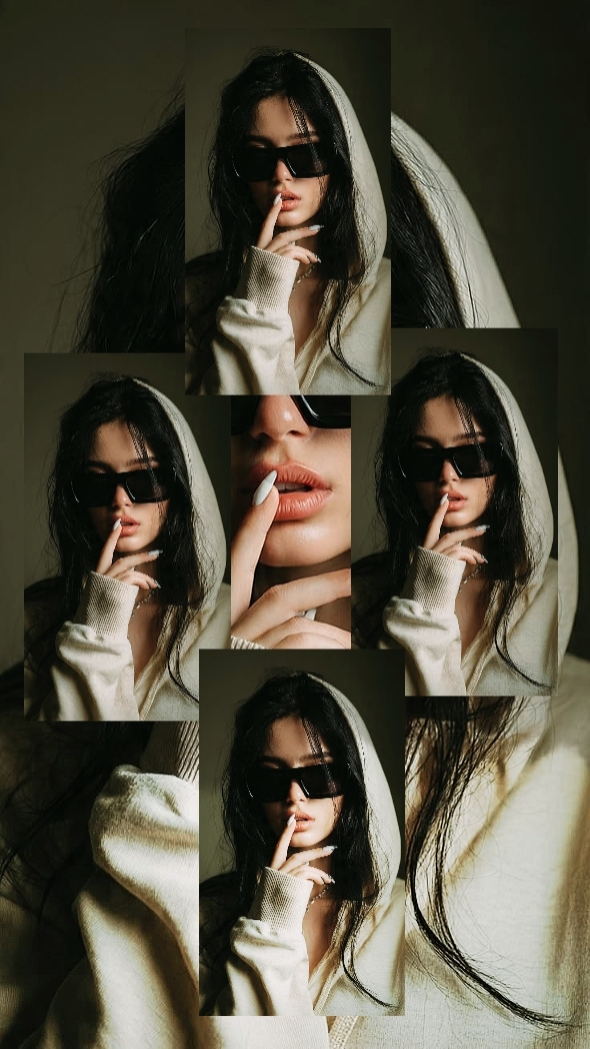 girl with glasses 