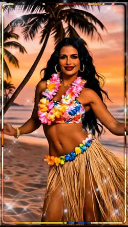 Tahitienne qui danse