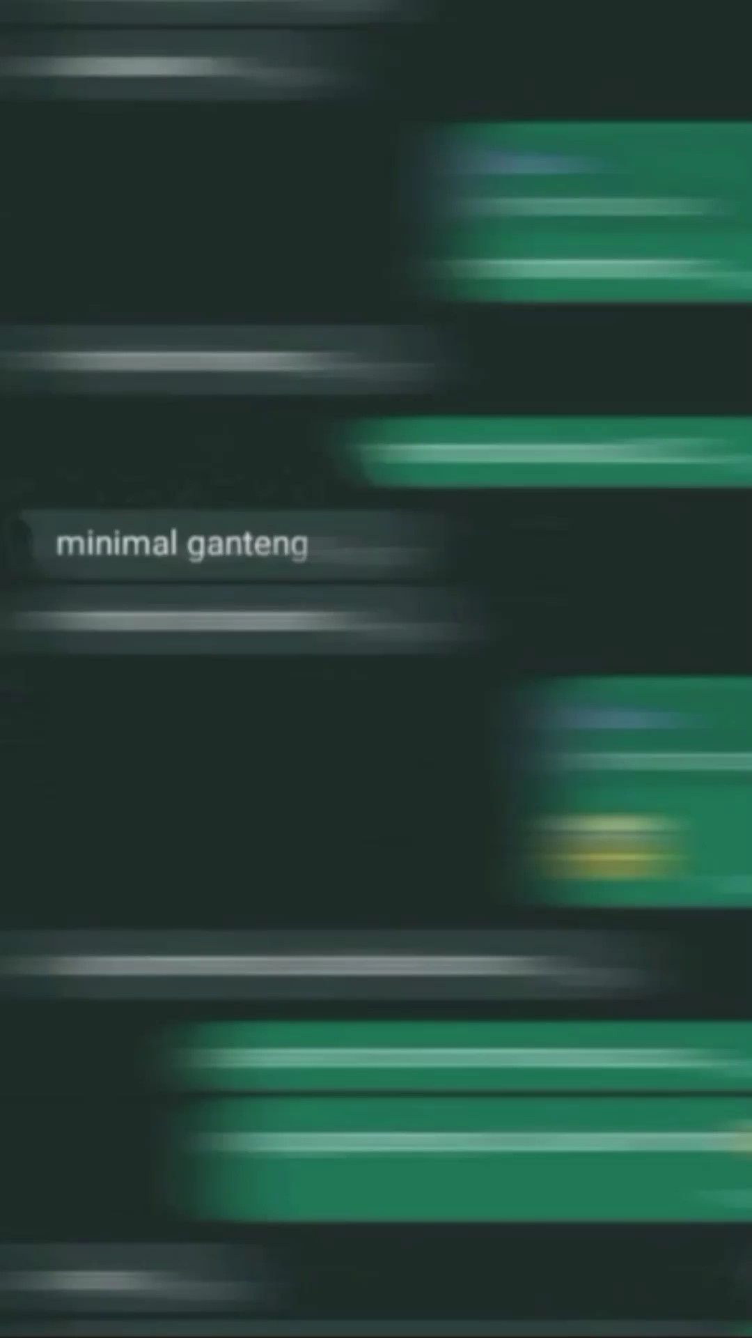 minimal ganteng? |hm