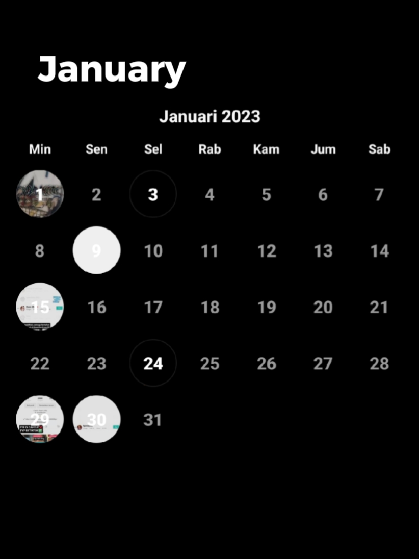 tren kalender ig