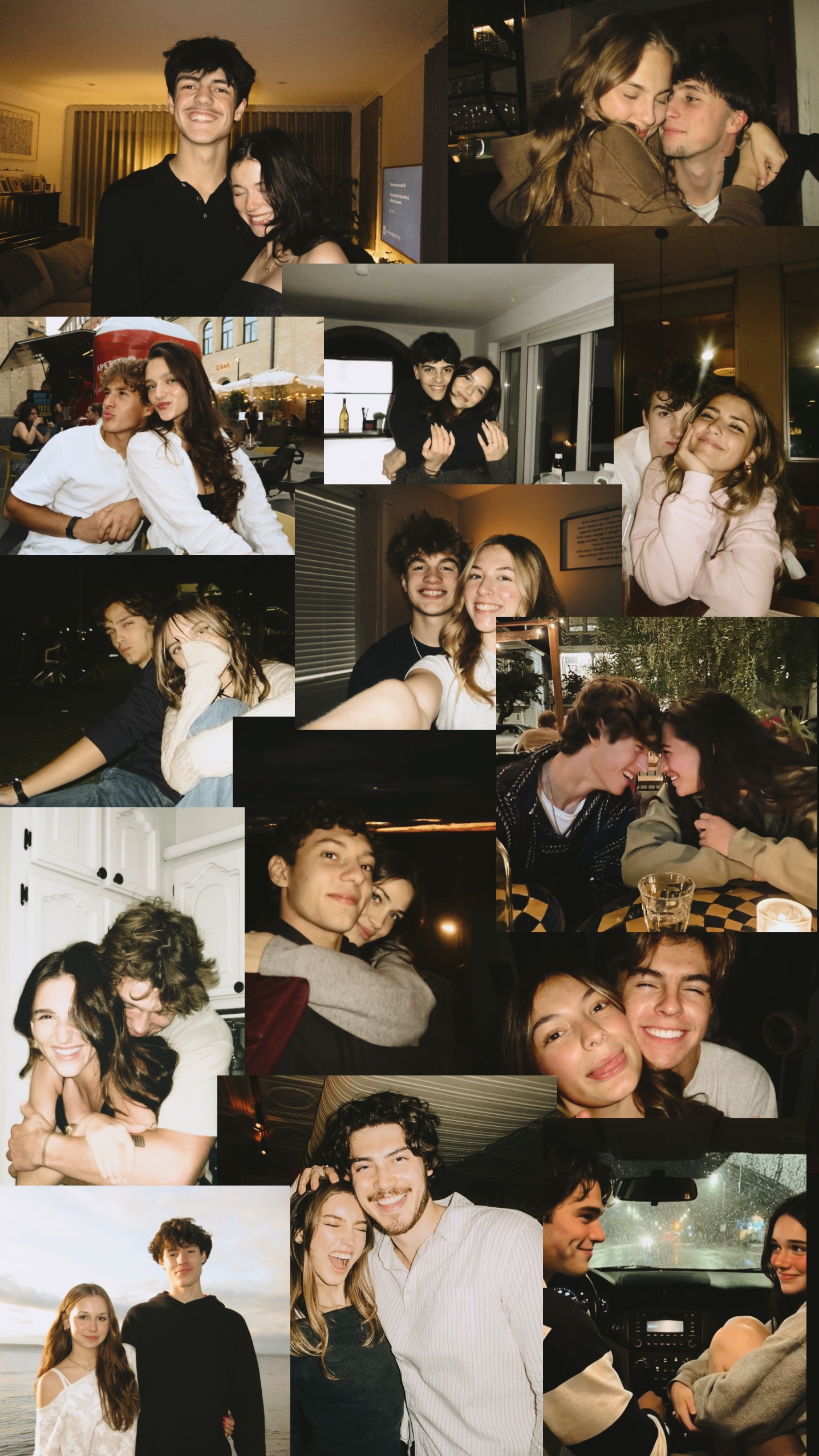 Collage de pareja 