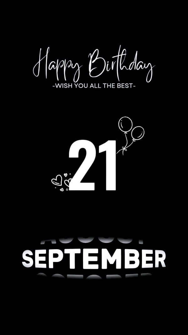 BDAY SON 21 SEPT