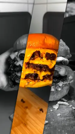 Food edit burger 